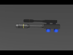 Connecteur étanche mâle femelle de module de type M15 F