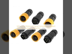 Panneau de connecteur de signal étanche à verrouillage automatique monté