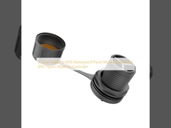 3 épingles mâles à noyau M16 Panneau imperméable à l'eau Connecteur de montage IP67 Contrôleur de matériau en nylon