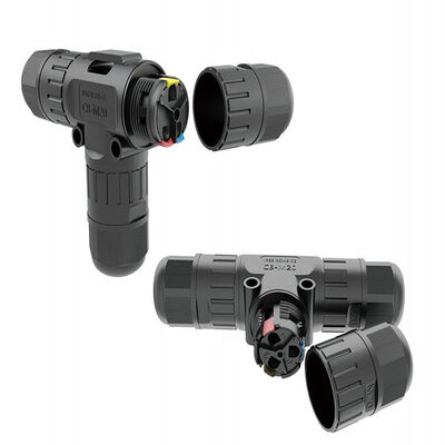 acheter Connecteur de données imperméable à l'eau en nylon PA66 avec résistance à l'eau IP68 et courant maximal 40A pour applications extérieures fabrication en ligne