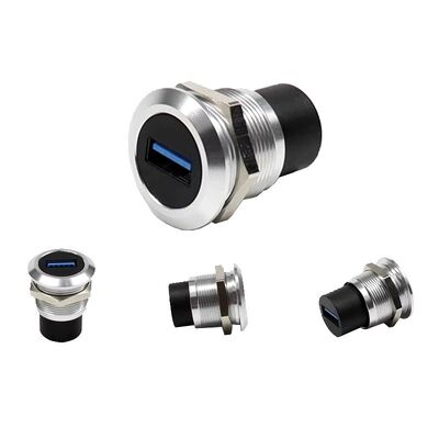 acheter Connecteur de panneau étanche IP67 sans vis avec tension de fonctionnement de 500 V pour applications industrielles fabrication en ligne